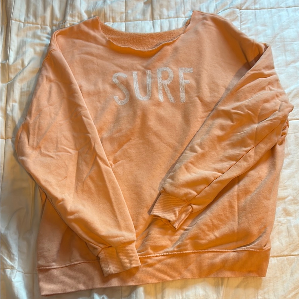 Orange 'Surf' Sweatshirt